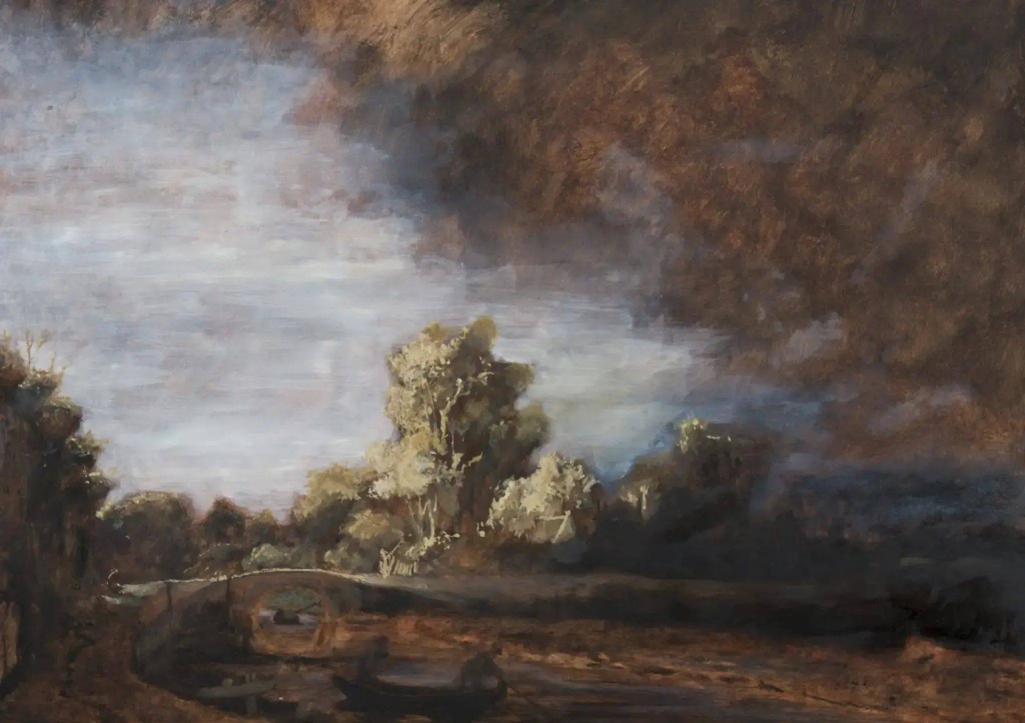 steinerne brucke nach rembrandt